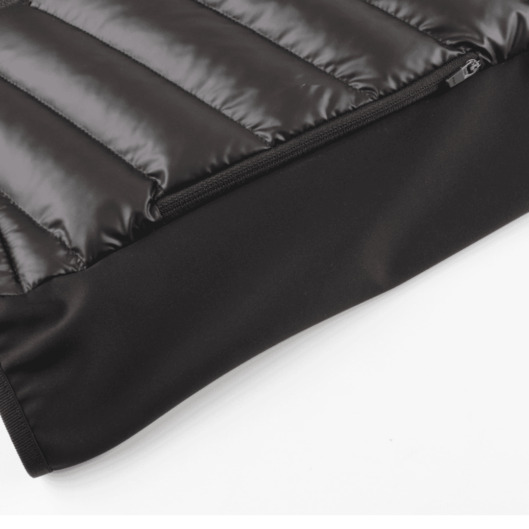 Stretchpaneel en zijzak van de Høgge verwarmde bodywarmer